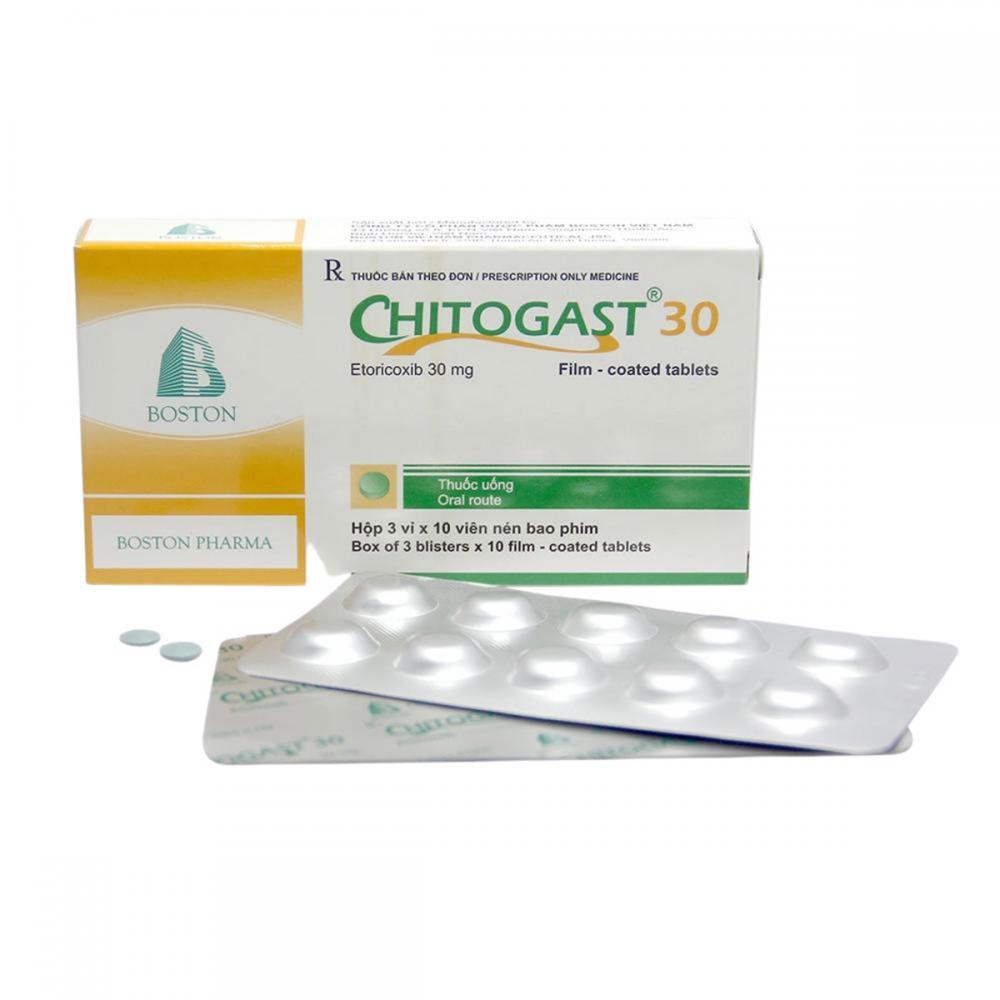 Chitogast 30 - Boston (3 vỉ x 10 viên) 1 Chitogast 30 - Boston (3 vỉ x 10 viên)