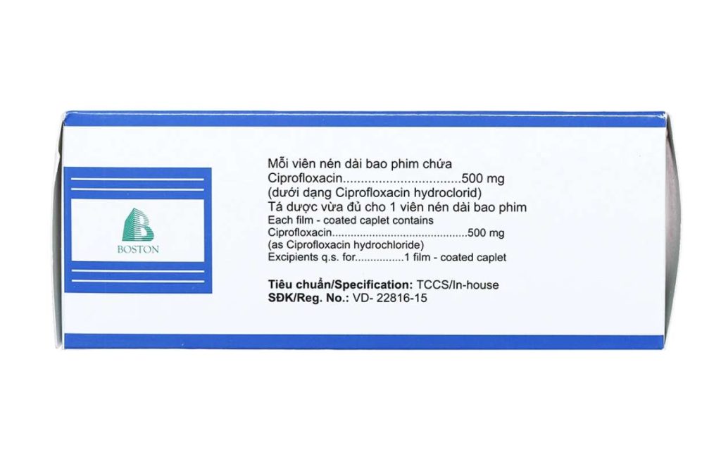Ciprom 500 - Boston (5 vỉ x 10 viên) 2 Ciprom 500 - Boston (5 vỉ x 10 viên) - Ảnh 2