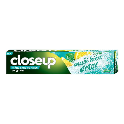 Closeup Detox Trắng Răng Muối Biển 180g 2 Closeup Detox Trắng Răng Muối Biển 180g - Ảnh 2