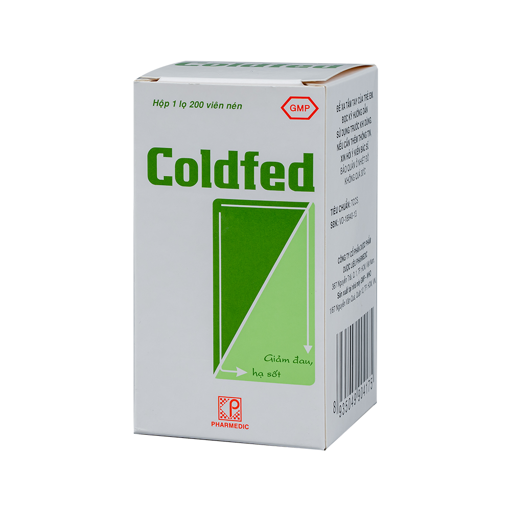 Coldfed Pharmedic 200 Viên – Giảm Triệu Chứng Cảm Cúm, Sốt Và Sổ Mũi 1 Coldfed Pharmedic 200 Viên – Giảm Triệu Chứng Cảm Cúm, Sốt Và Sổ Mũi