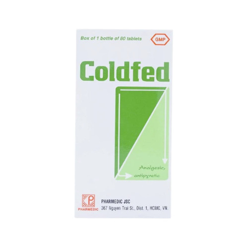 Coldfed Pharmedic 80 Viên – Giảm Triệu Chứng Cảm Cúm, Sốt Và Sổ Mũi 1 Coldfed Pharmedic 80 Viên – Giảm Triệu Chứng Cảm Cúm, Sốt Và Sổ Mũi