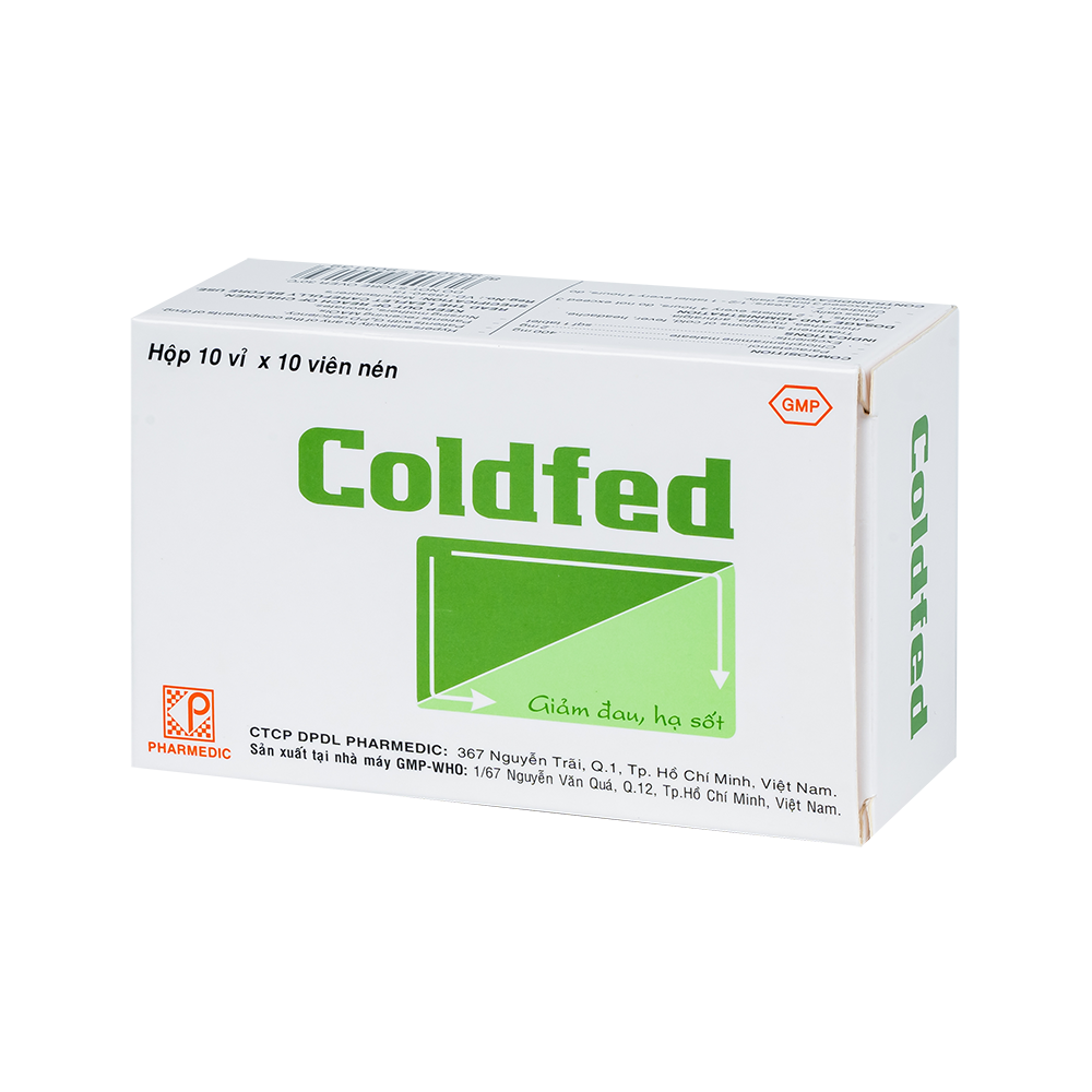 Coldfed Pharmedic – Giảm Triệu Chứng Cảm Cúm, Sổ Mũi, Nhức Đầu (10 Vỉ x 10 Viên) 1 Coldfed Pharmedic – Giảm Triệu Chứng Cảm Cúm, Sổ Mũi, Nhức Đầu (10 Vỉ x 10 Viên)