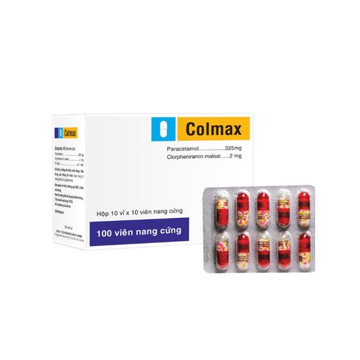 COLMAX 325/2 -TV.PHARM GIẢM ĐAU ,HẠ SỐT , CẢM CÚM 100V 1 COLMAX 325/2 -TV.PHARM GIẢM ĐAU ,HẠ SỐT , CẢM CÚM 100V