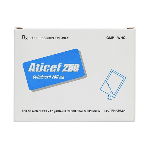 Cốm pha hỗn dịch Aticef 250mg (24 gói x 1.5g) 3 Cốm pha hỗn dịch Aticef 250mg (24 gói x 1.5g) - Ảnh 3