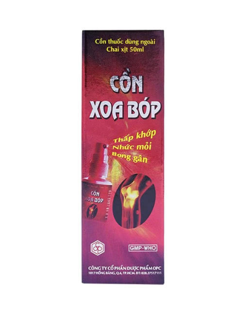 Cồn Xoa Bóp (Xịt) 50ml - OPC 1 Cồn Xoa Bóp (Xịt) 50ml - OPC