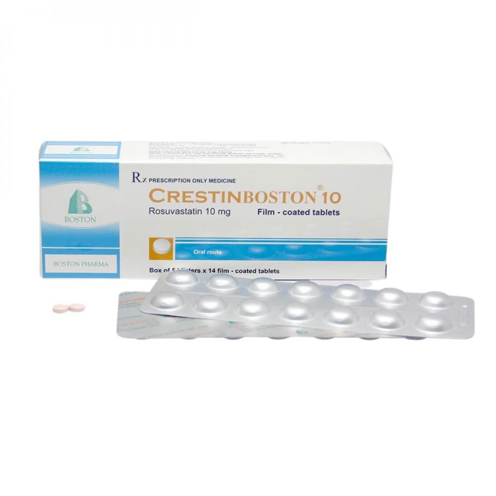 CrestinBoston 10 - Boston (5 vỉ x 14 viên) 1 CrestinBoston 10 - Boston (5 vỉ x 14 viên)