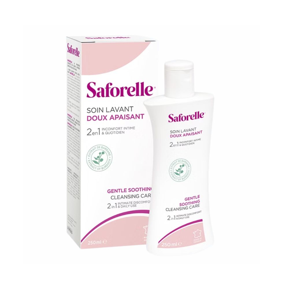 DDVS Saforelle Gentle 250ml Pháp Dịu Nhẹ Cho Vùng Kín Phụ Nữ 1 DDVS Saforelle Gentle 250ml từ Pháp giúp làm sạch nhẹ nhàng vùng kín phụ nữ, hỗ trợ làm dịu da nhạy cảm, không chứa xà phòng, phù hợp sử dụng hằng ngày.