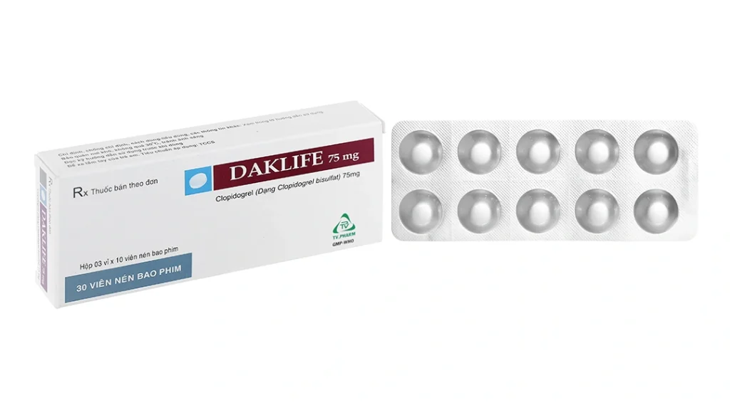Daklife 75mg (3 vỉ x 10 viên) 1 Daklife 75mg (3 vỉ x 10 viên)