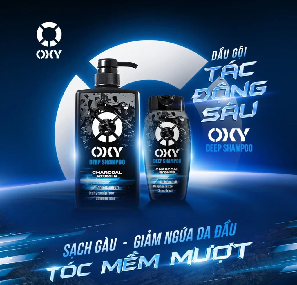 Dầu Gội Oxy 180ml Deep Shampoo Chính Hãng 3 Dầu Gội Oxy 180ml Deep Shampoo Chính Hãng - Ảnh 3
