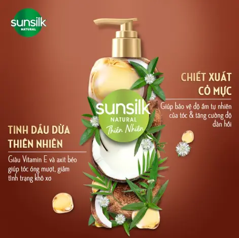Dầu Gội Sunsilk Thiên Nhiên Dưỡng Phục Hồi 380ml 2 Dầu Gội Sunsilk Thiên Nhiên Dưỡng Phục Hồi 380ml - Ảnh 2