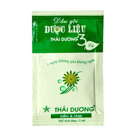 Dầu gội Thái Dương 3 Lá dây 10 gói x 5ml 1 Dầu gội Thái Dương 3 Lá dây 10 gói x 5ml