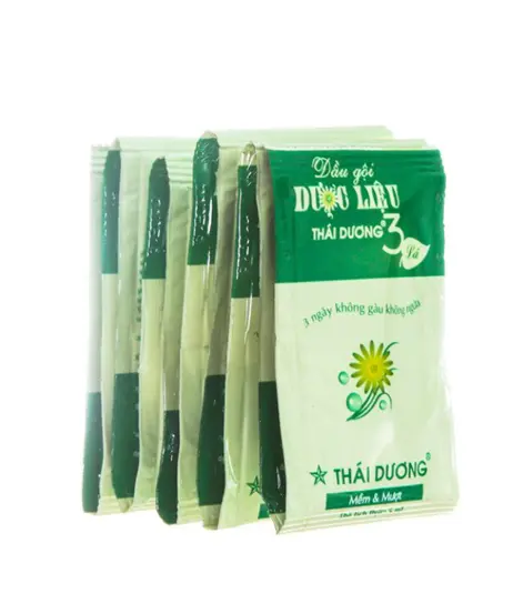 Dầu gội Thái Dương 3 Lá dây 10 gói x 5ml 2 Dầu gội Thái Dương 3 Lá dây 10 gói x 5ml - Ảnh 2