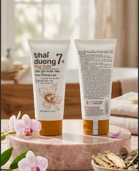 Dầu gội Thái Dương 7 Plus Gold Hoa Phong Lan (50g) 2 Dầu gội Thái Dương 7 Plus Gold Hoa Phong Lan (50g) - Ảnh 2