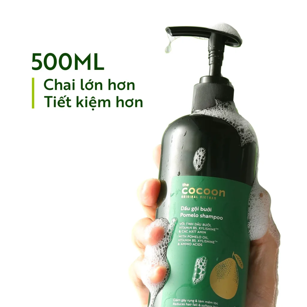 Dầu Gội Bưởi 500ml Cocoon Giảm Gãy Rụng Và Làm Sạch Tóc 2 Dầu Gội Bưởi 500ml Cocoon Giảm Gãy Rụng Và Làm Sạch Tóc - Ảnh 2