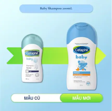 Dầu gội cho bé Cetaphil Baby Shampoo 200ml 2 Dầu gội cho bé Cetaphil Baby Shampoo 200ml - Ảnh 2