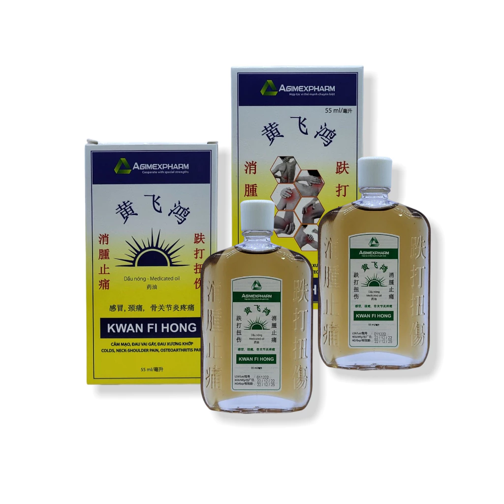 Dầu nóng KWAN FI HONG (55ml) 1 Dầu nóng KWAN FI HONG (55ml)