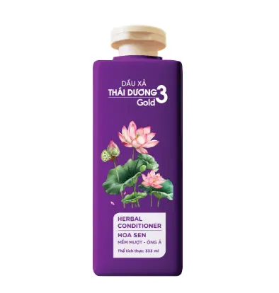 Dầu xả Thái Dương 3 Gold Hoa Sen (333ml) 1 Dầu xả Thái Dương 3 Gold Hoa Sen (333ml)