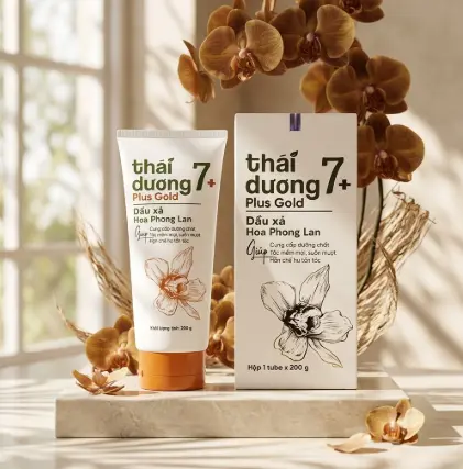Dầu xả Thái Dương 7 Plus Gold Hoa Phong Lan (200g) 2 Dầu xả Thái Dương 7 Plus Gold Hoa Phong Lan (200g) - Ảnh 2