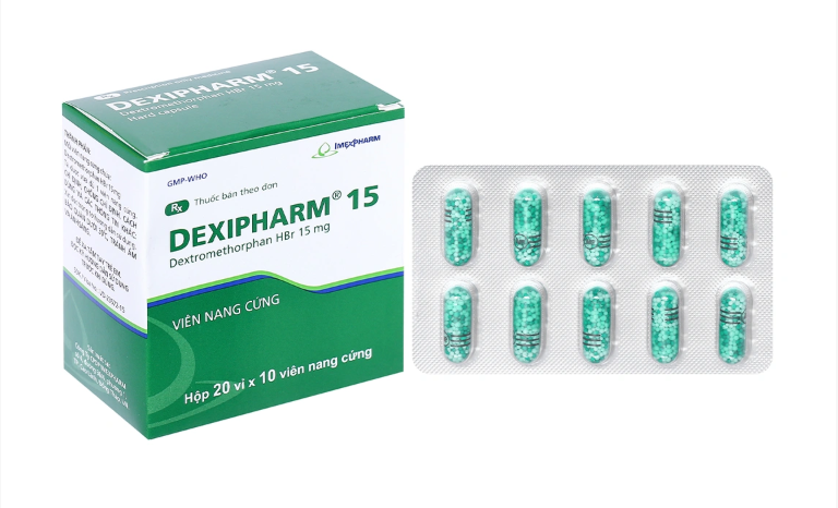 Dexipharm 15mg Imexpharm trị ho khan, ho do kích ứng (20 vỉ x 10 viên) 3 Dexipharm 15mg Imexpharm trị ho khan, ho do kích ứng (20 vỉ x 10 viên) - Ảnh 3