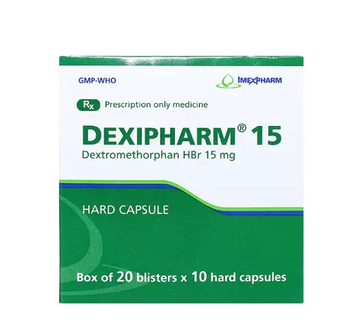 Dexipharm 15mg Imexpharm trị ho khan, ho do kích ứng (20 vỉ x 10 viên) 2 Dexipharm 15mg Imexpharm trị ho khan, ho do kích ứng (20 vỉ x 10 viên) - Ảnh 2