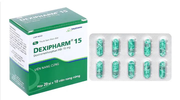 Dexipharm 15mg Imexpharm trị ho khan, ho do kích ứng (20 vỉ x 10 viên) 1 Dexipharm 15mg Imexpharm trị ho khan, ho do kích ứng (20 vỉ x 10 viên)
