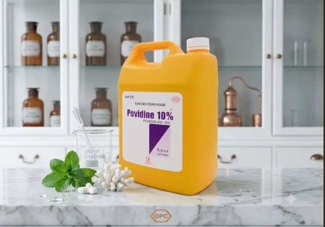 Dung Dịch Sát Khuẩn Povidine 10% Pharmedic 5 lít 2 Dung Dịch Sát Khuẩn Povidine 10% Pharmedic 5 lít - Ảnh 2