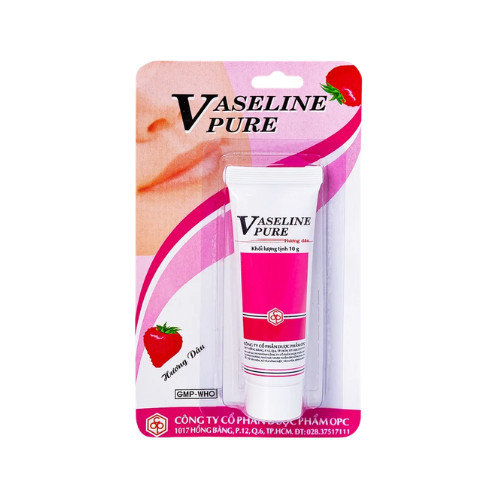 Sáp Dưỡng Ẩm Vaseline Pure OPC 10g Làm Mềm Da Và Môi 5 Sáp Dưỡng Ẩm Vaseline Pure OPC 10g Làm Mềm Da Và Môi - Ảnh 5