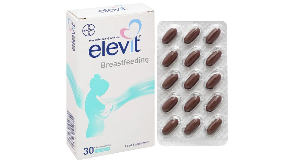 Elevit Breastfeeding Vitamin Và Khoáng Chất Cho Phụ Nữ Sau Sinh - Hộp 30 Viên 1 Elevit Breastfeeding Vitamin Và Khoáng Chất Cho Phụ Nữ Sau Sinh - Hộp 30 Viên