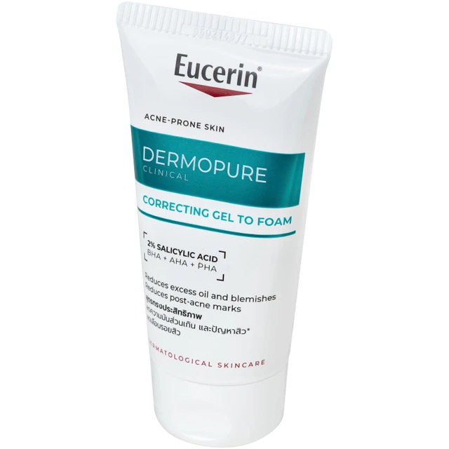 Sữa Rửa Mặt Eucerin Dermopure To Foam 75ml Cho Da Mụn 2 Sữa Rửa Mặt Eucerin Dermopure To Foam 75ml Cho Da Mụn - Ảnh 2