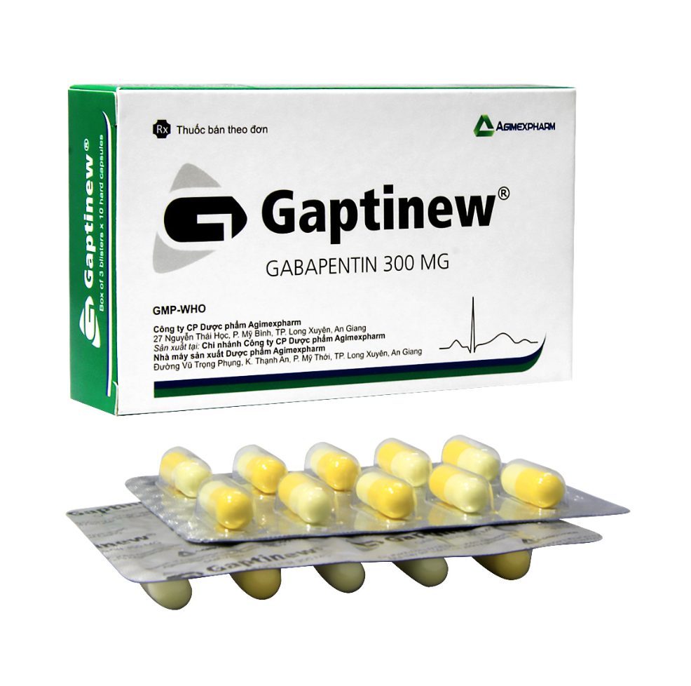Thuốc Gaptinew 300mg Agimexpharm điều trị động kinh và đau thần kinh ngoại biên (10 vỉ x 10 viên) 1 Thuốc Gaptinew 300mg Agimexpharm điều trị động kinh và đau thần kinh ngoại biên (10 vỉ x 10 viên)