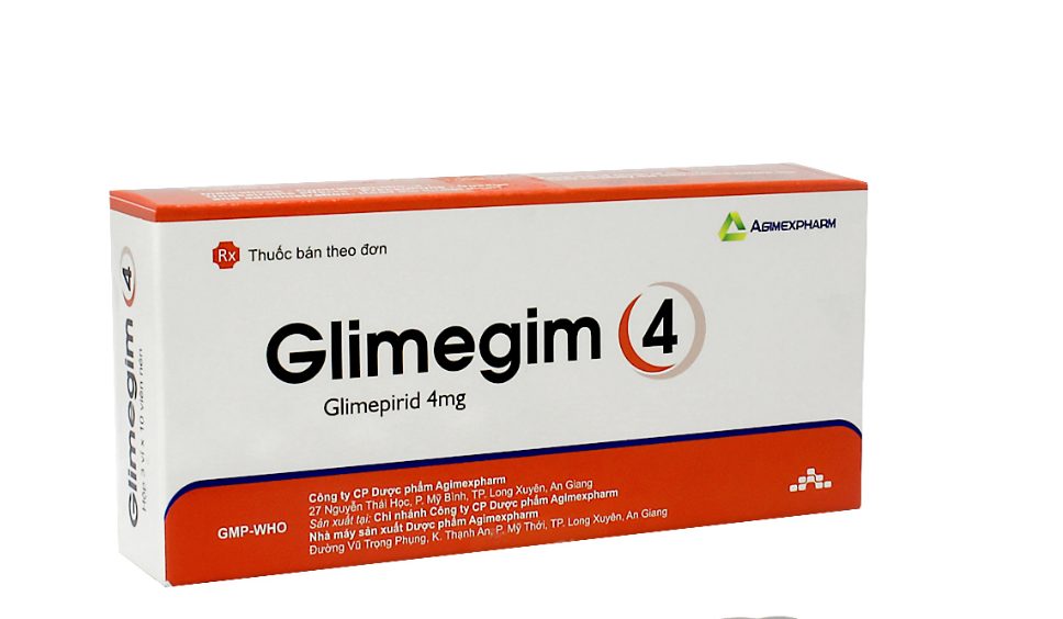 GLIMEGIM 4MG AGIMEXPHARM (GLIMEPIRID) 2 GLIMEGIM 4MG AGIMEXPHARM (GLIMEPIRID) - Ảnh 2