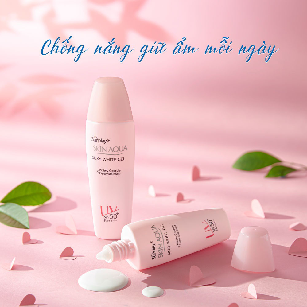 Gel Chống Nắng SUNPLAY Skin Aqua White Gel (hồng) 3 Gel Chống Nắng SUNPLAY Skin Aqua White Gel (hồng) - Ảnh 3