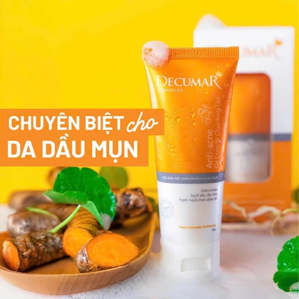 Gel Rửa Mặt Decumar Advanced 50ml Làm Sạch Da Mụn 4 Gel Rửa Mặt Decumar Advanced 50ml Làm Sạch Da Mụn - Ảnh 4