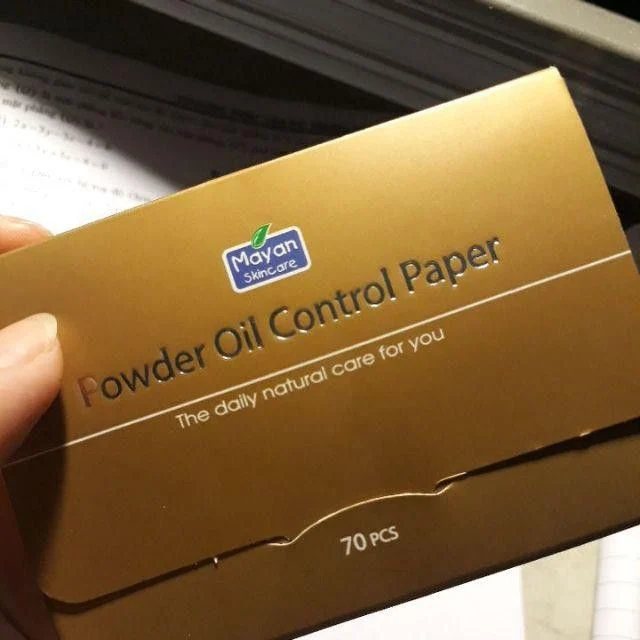 Giấy Thấm Dầu Mayan Vàng Powder Oil 70 Tờ Kiềm Dầu Trang Điểm 2 Giấy Thấm Dầu Mayan Vàng Powder Oil 70 Tờ Kiềm Dầu Trang Điểm - Ảnh 2