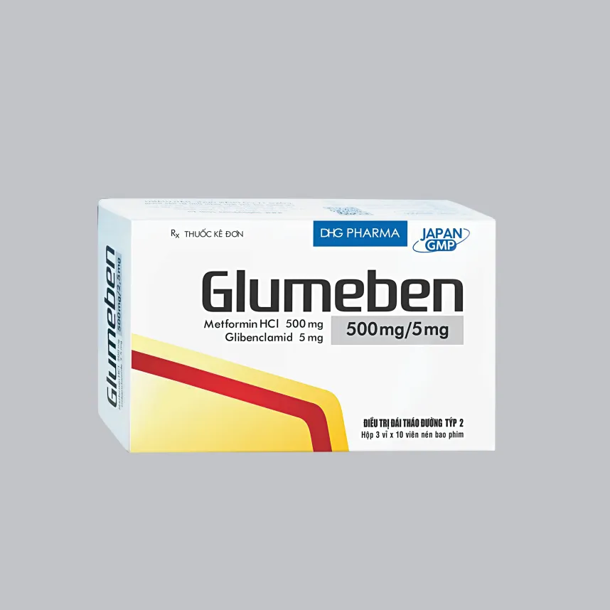 Glumeben 500mg/5mg 2 Glumeben 500mg/5mg - Ảnh 2