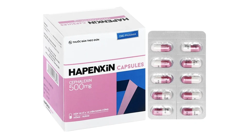 Hapenxin Capsules 500mg (10 vỉ x 10 viên) 1 Hapenxin Capsules 500mg (10 vỉ x 10 viên)