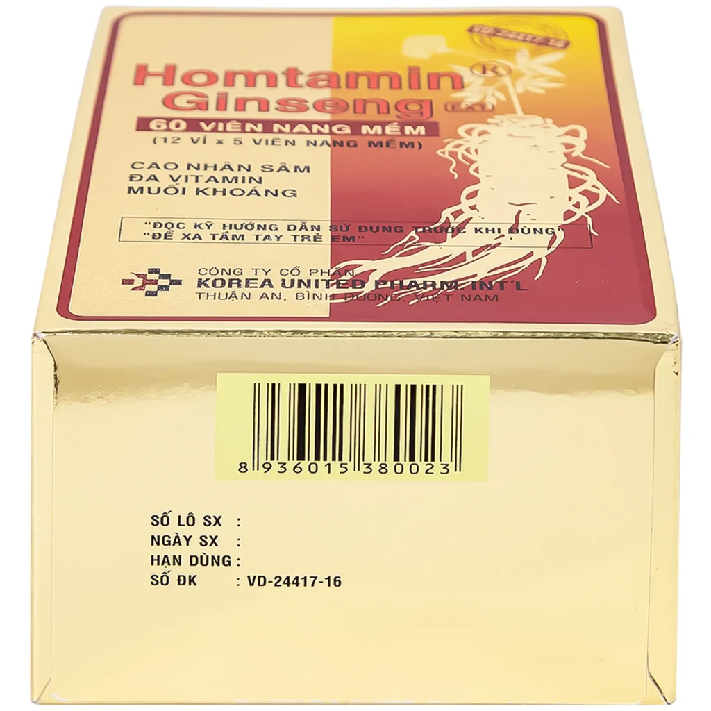 Hotamin ginseng nhân sâm Viên uống 2 Hotamin ginseng nhân sâm Viên uống - Ảnh 2