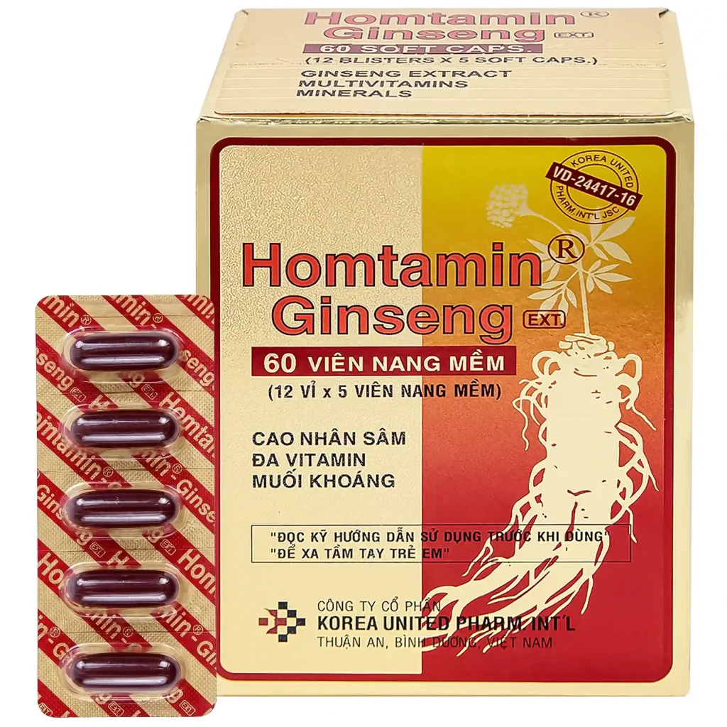 Hotamin ginseng nhân sâm Viên uống 3 Hotamin ginseng nhân sâm Viên uống - Ảnh 3