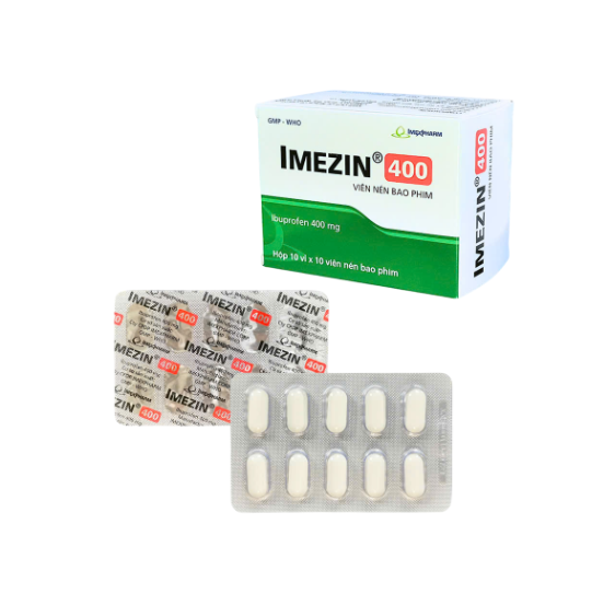IMEZIN 400 IMEXPHARM (Hộp 10 vỉ x 10 viên) 1 IMEZIN 400 IMEXPHARM (Hộp 10 vỉ x 10 viên)
