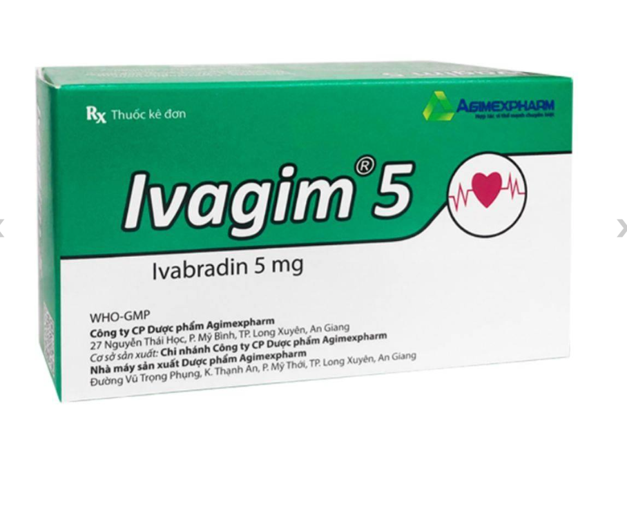 IVAFIM 5MG AGIMEXPHARM (IVABRADIN ) 2 IVAFIM 5MG AGIMEXPHARM (IVABRADIN ) - Ảnh 2