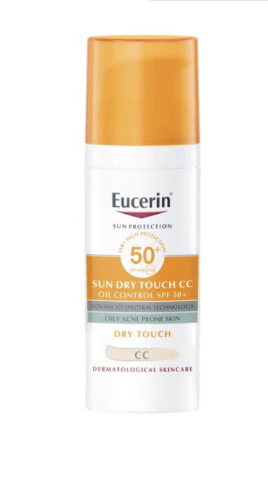 Kem Chống Nắng Eucerin CC Sun Cream SPF50+ 50ml Che Phủ Tự Nhiên 2 Kem Chống Nắng Eucerin CC Sun Cream SPF50+ 50ml Che Phủ Tự Nhiên - Ảnh 2