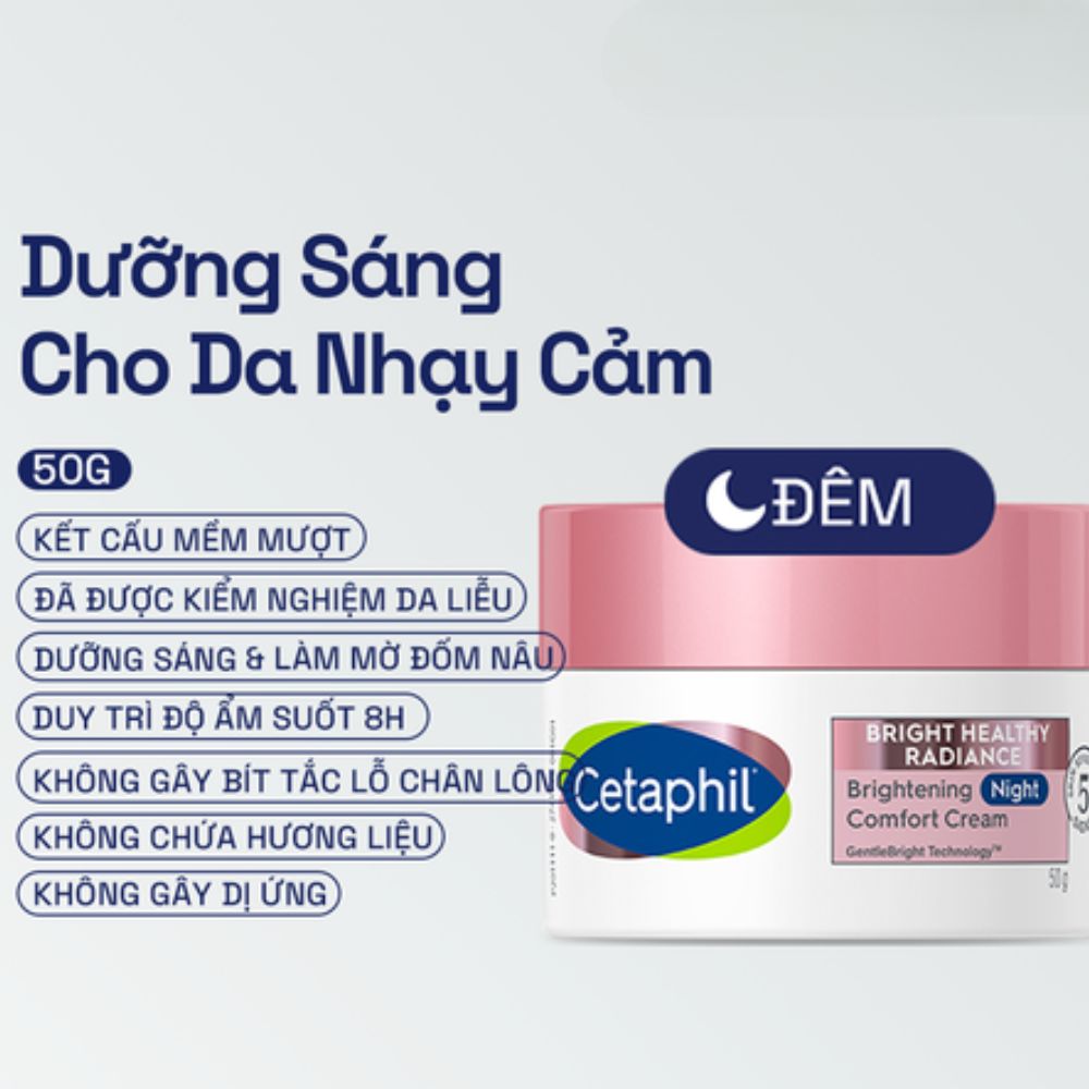 Kem Dưỡng Cetaphil Bright Healthy Radiance Night 50g Sáng Da 3 Kem Dưỡng Cetaphil Bright Healthy Radiance Night 50g Sáng Da - Ảnh 3