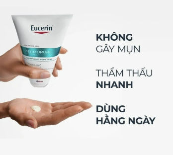 Kem Dưỡng Thể Eucerin Dermopure 200ml Chăm Sóc Da Mụn 2 Kem Dưỡng Thể Eucerin Dermopure 200ml Chăm Sóc Da Mụn - Ảnh 2