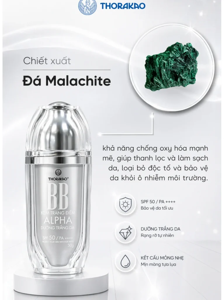 Kem Trang Điểm Thorakao BB Alpha 30g Che Phủ Dưỡng Da 3 Kem Trang Điểm Thorakao BB Alpha 30g Che Phủ Dưỡng Da - Ảnh 3