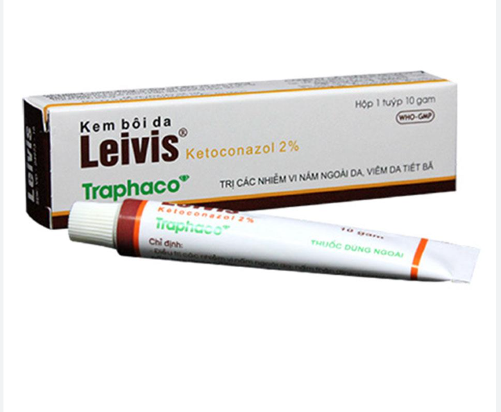 LEIVIS KETOCONAZOL 2% -TRAPHACO (TUÝP 10G ) 1 LEIVIS KETOCONAZOL 2% -TRAPHACO (TUÝP 10G )