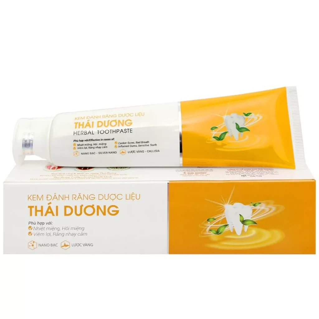 Kem đánh răng dược liệu Thái Dương (Tuýp 20g) 3 Kem đánh răng dược liệu Thái Dương (Tuýp 20g) - Ảnh 3