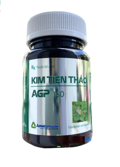 Kim Tiền Thảo AGP 160 Agimexpharm (60 viên) 2 Kim Tiền Thảo AGP 160 Agimexpharm (60 viên) - Ảnh 2