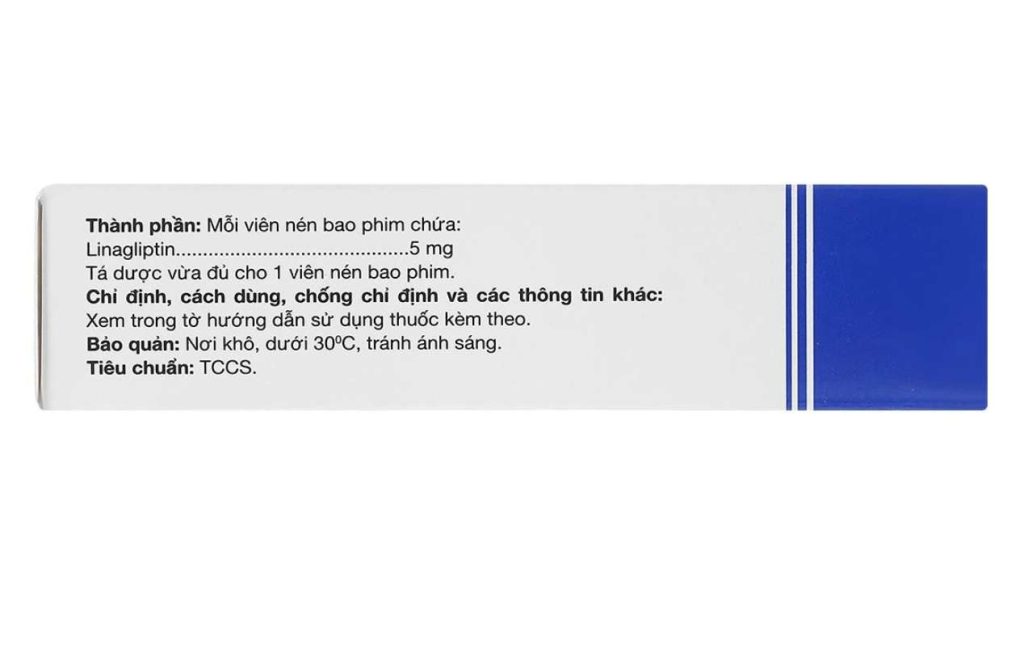 LINAGLIPTIN 5 MG - Boston (1 vỉ x 10 viên) 3 LINAGLIPTIN 5 MG - Boston (1 vỉ x 10 viên) - Ảnh 3