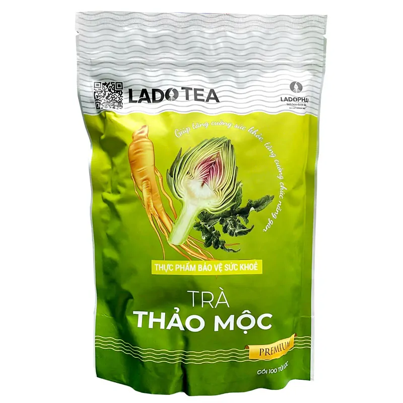 Lado Tea Trà Thảo Mộc (Gói 100 túi) - Ladophar 1 Lado Tea Trà Thảo Mộc (Gói 100 túi) - Ladophar