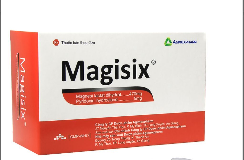 Viên nén Magisix Agimexpharm điều trị các bệnh lý thiếu magie (10 vỉ x 10 viên) 2 Viên nén Magisix Agimexpharm điều trị các bệnh lý thiếu magie (10 vỉ x 10 viên) - Ảnh 2